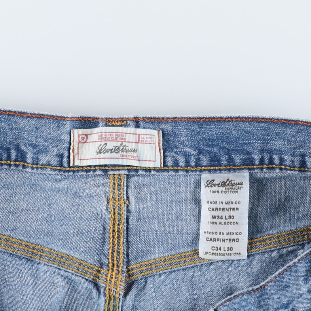 Levi's Signature Carpenter Denim Painter Pants, Men's Size W36 (approx.) cotton blue type Vintage Second Hand