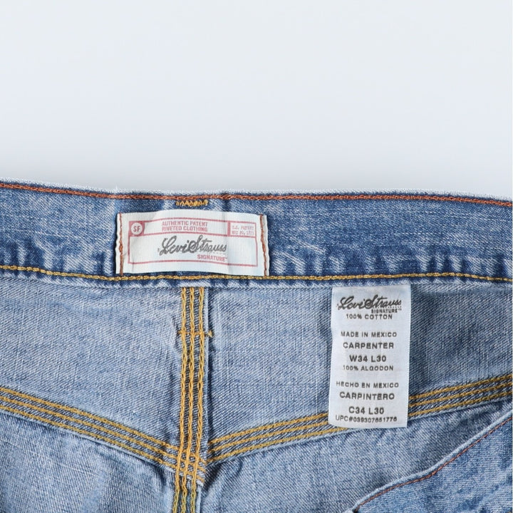 Levi's Signature Carpenter Denim Painter Pants, Men's Size W36 (approx.) cotton blue type Vintage Second Hand