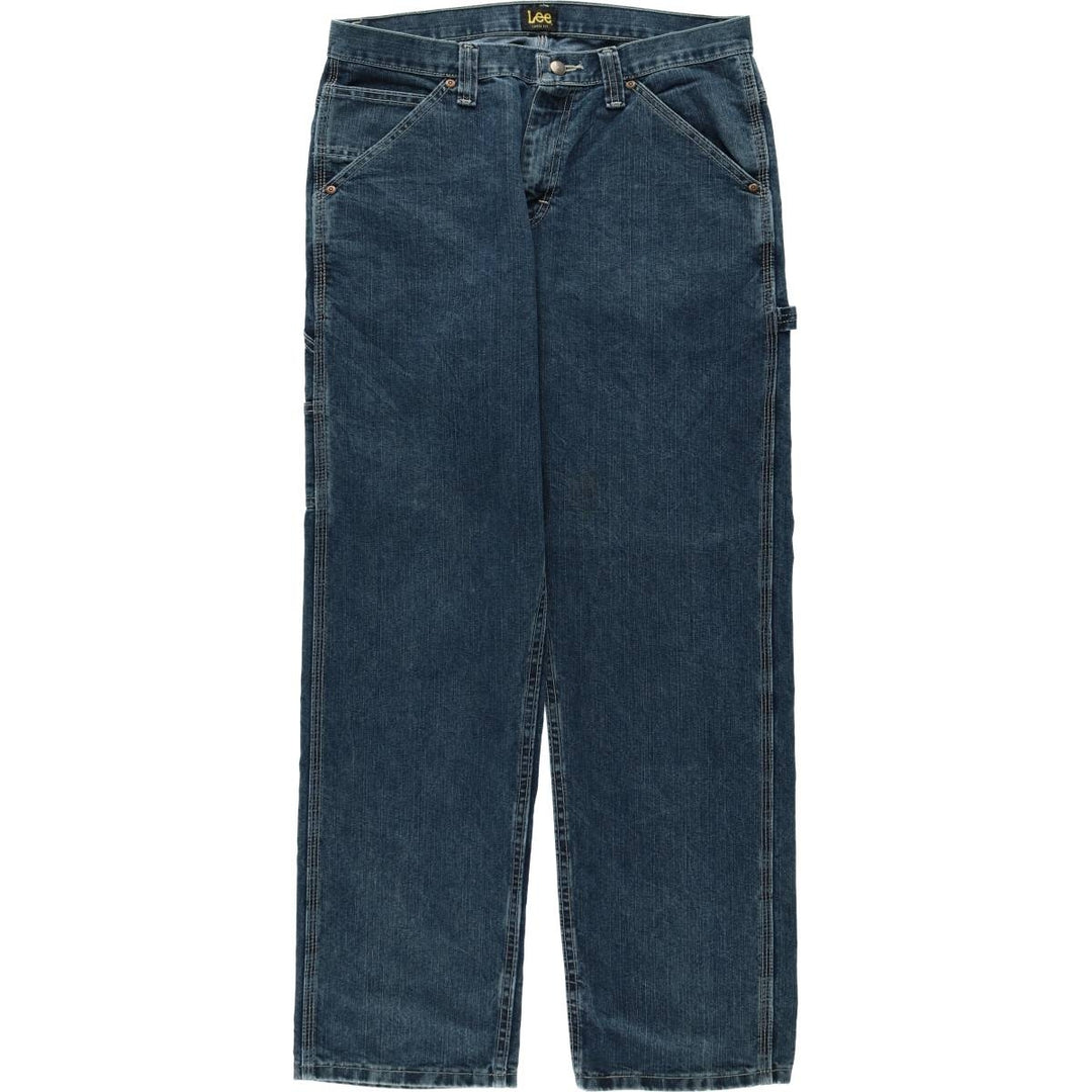 Lee Loose Fit Denim Painter Pants, Men's, Size 34 cotton blue type Vintage Second Hand