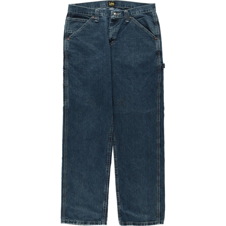 Lee Loose Fit Denim Painter Pants, Men's, Size 34 cotton blue type Vintage Second Hand