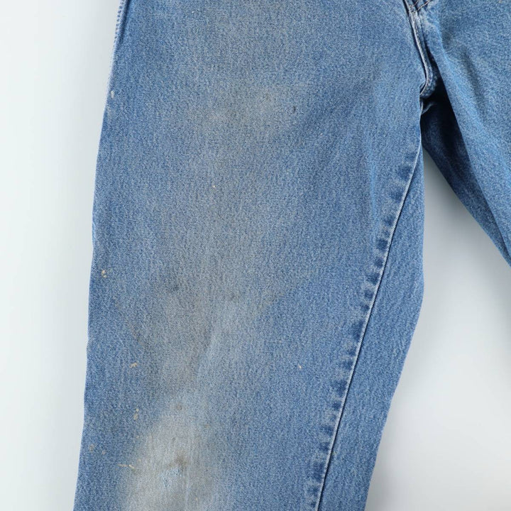Dickies denim painter pants for men, equivalent to W33 unclear blue type Vintage Second Hand