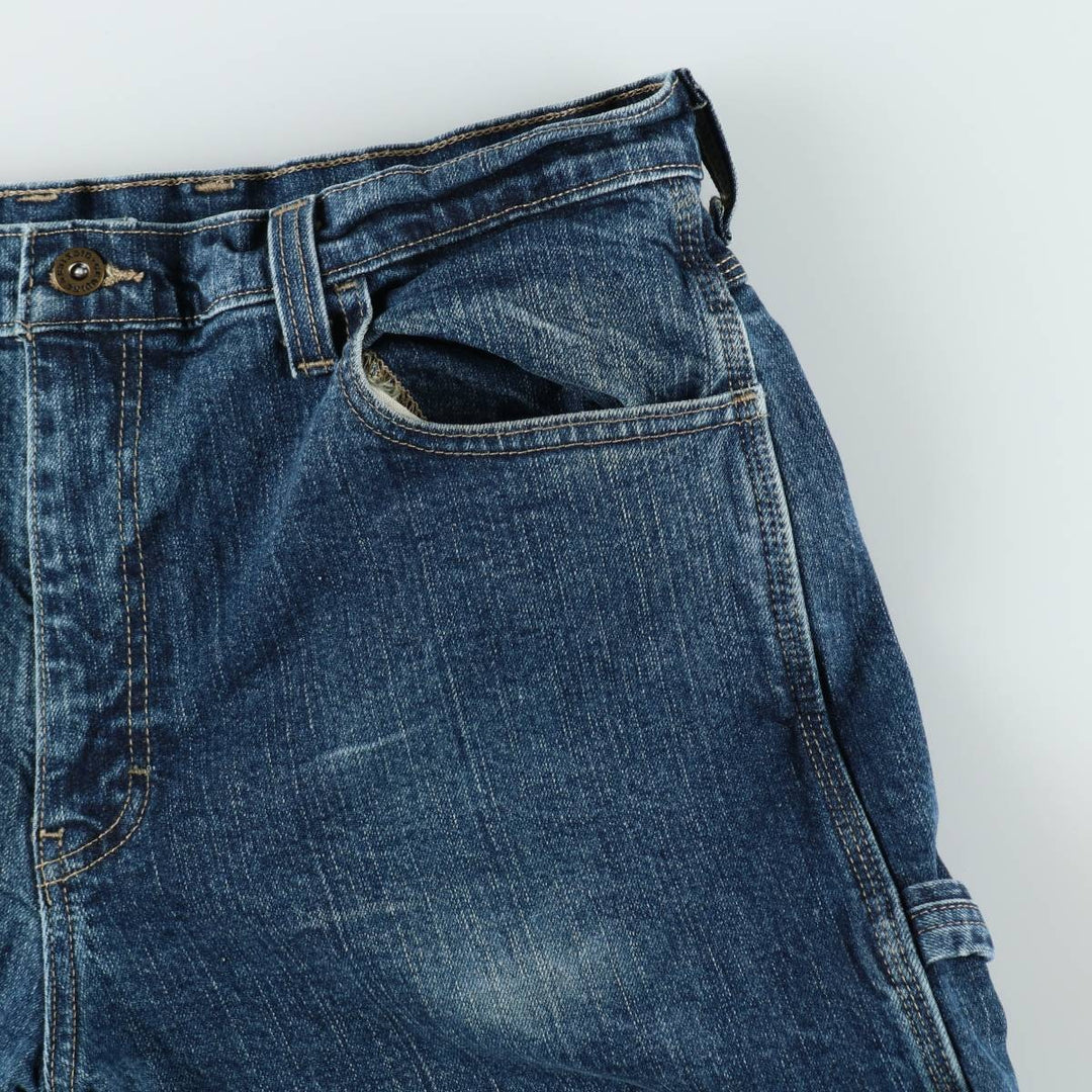 Dickies denim painter pants for men, equivalent to W35 cotton blue type Vintage Second Hand