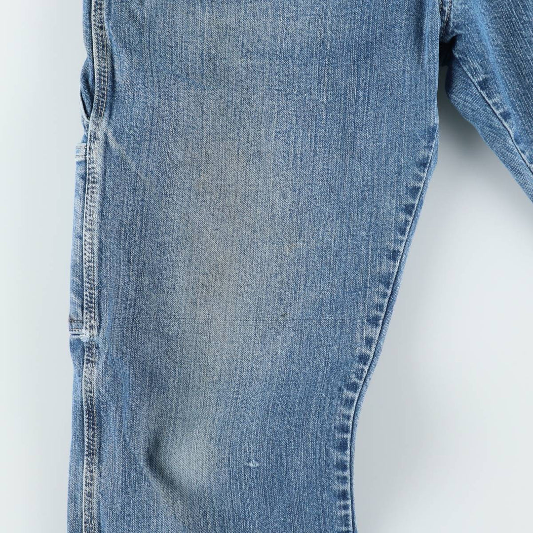 Dickies denim painter pants for men, equivalent to W33 cotton blue type Vintage Second Hand