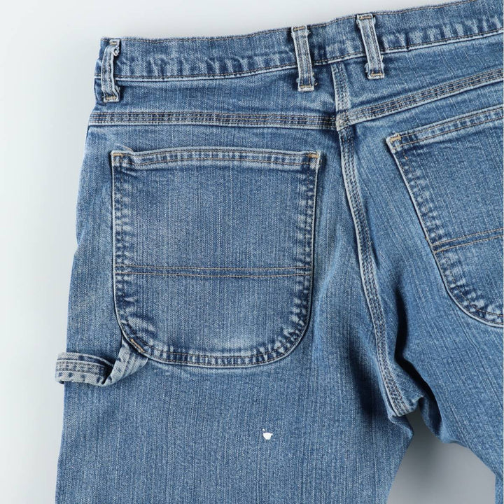 Dickies denim painter pants for men, equivalent to W33 cotton blue type Vintage Second Hand