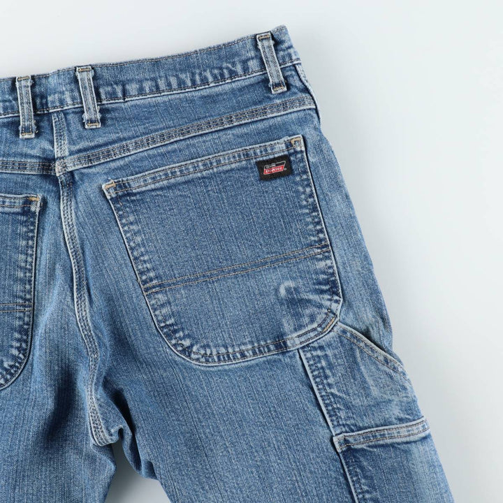 Dickies denim painter pants for men, equivalent to W33 cotton blue type Vintage Second Hand
