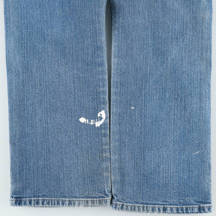 Dickies denim painter pants for men, equivalent to W33 cotton blue type Vintage Second Hand
