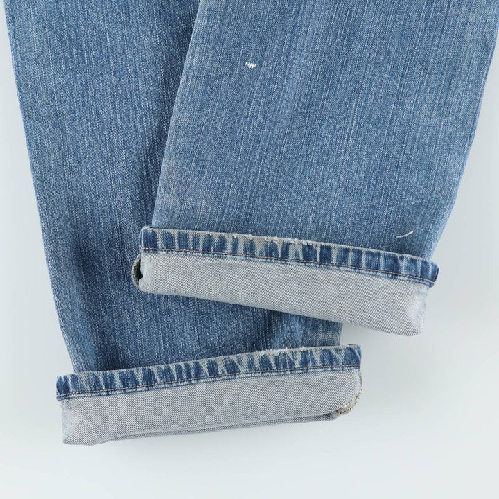 Dickies denim painter pants for men, equivalent to W33 cotton blue type Vintage Second Hand