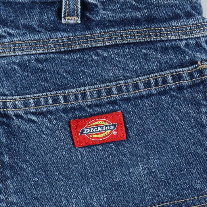 Dickies denim painter pants for men, equivalent to W32 cotton blue type Vintage Second Hand