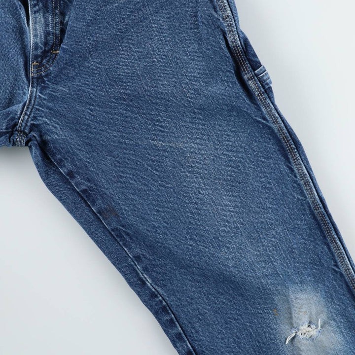 Dickies denim painter pants for men, equivalent to W32 cotton blue type Vintage Second Hand