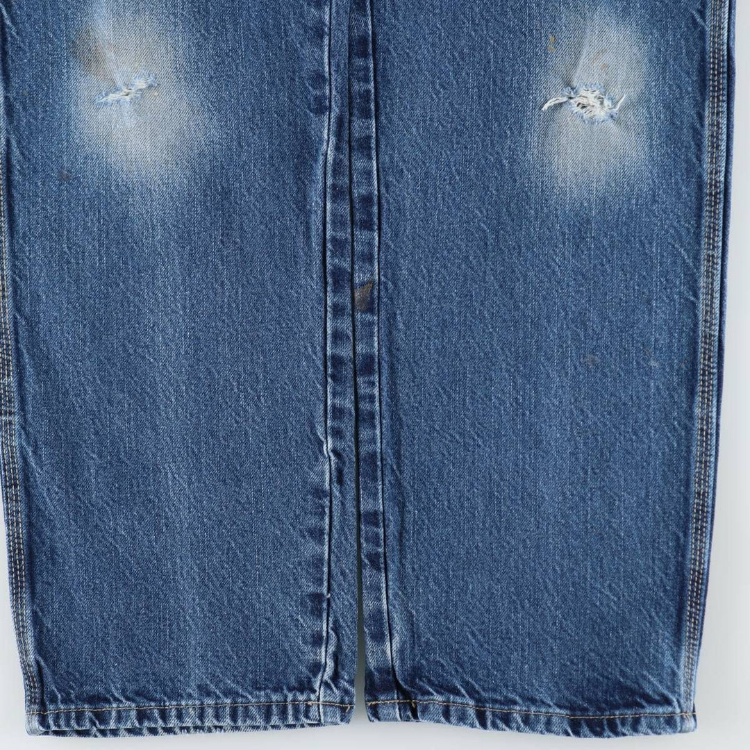 Dickies denim painter pants for men, equivalent to W32 cotton blue type Vintage Second Hand