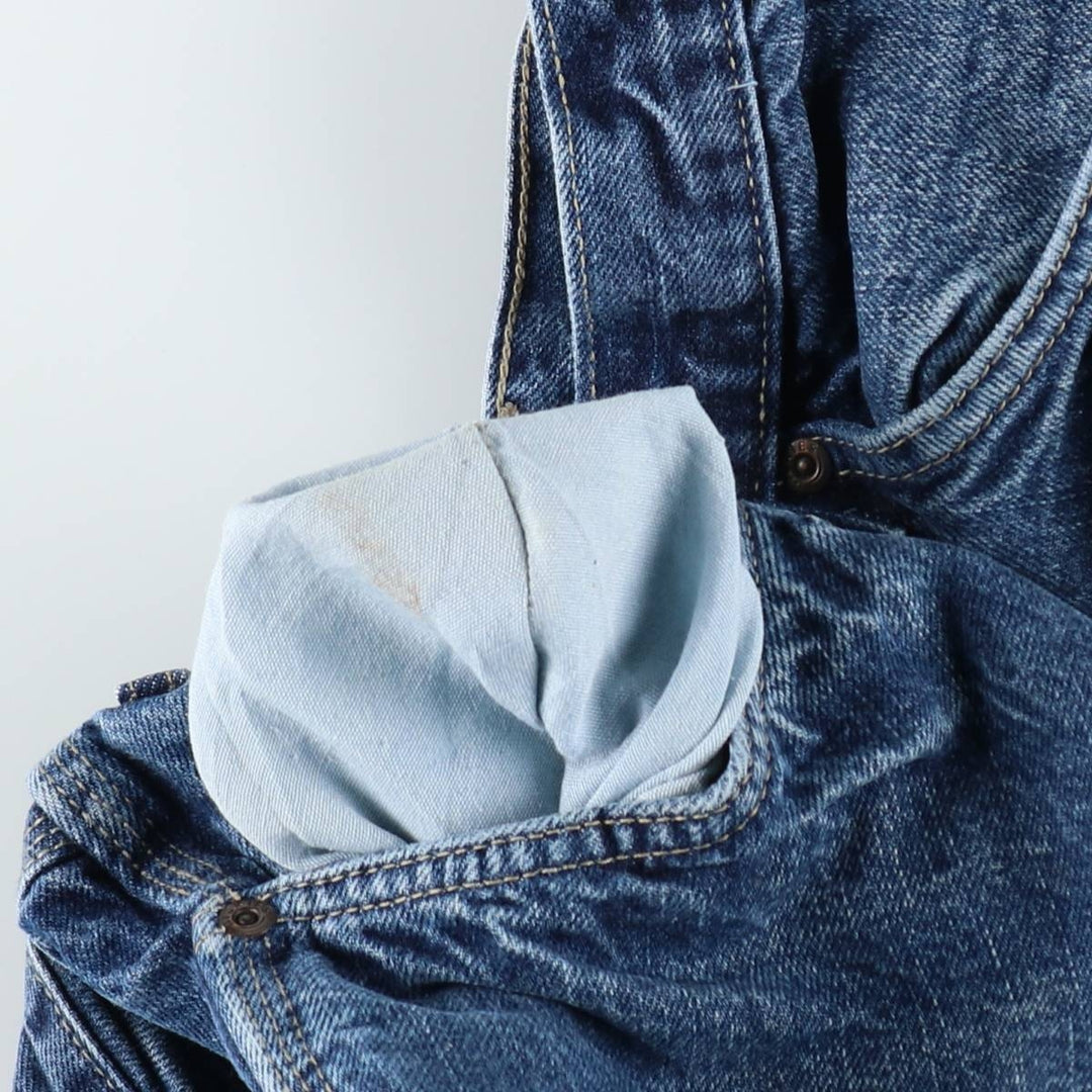 Dickies denim painter pants for men, equivalent to W32 cotton blue type Vintage Second Hand