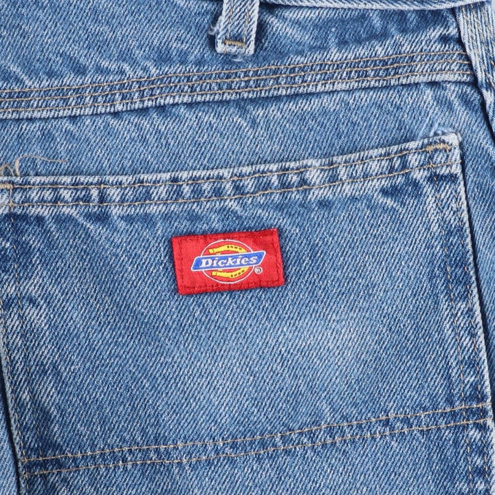 Dickies denim painter pants for men, equivalent to W33 cotton blue type Vintage Second Hand