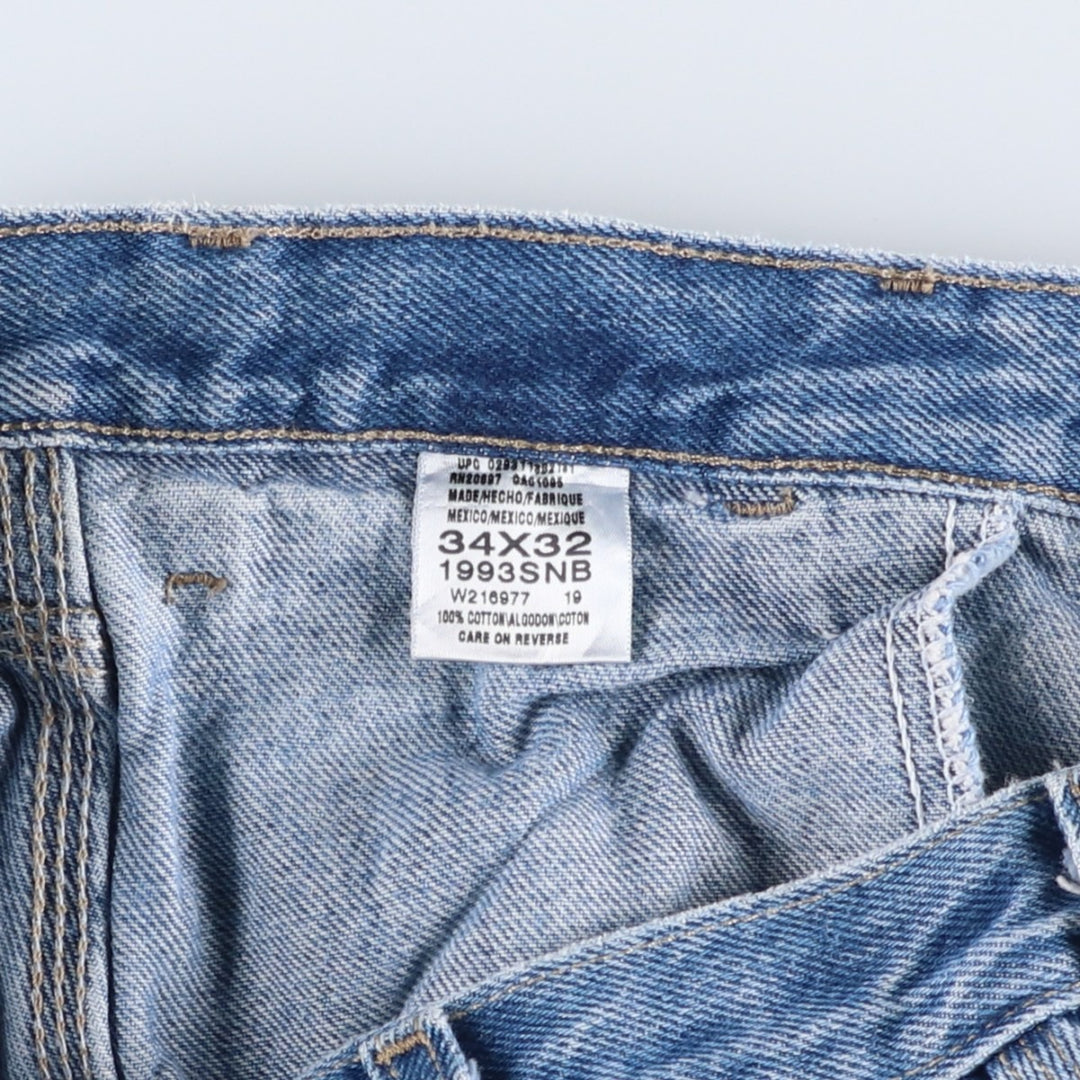 Dickies denim painter pants for men, equivalent to W33 cotton blue type Vintage Second Hand