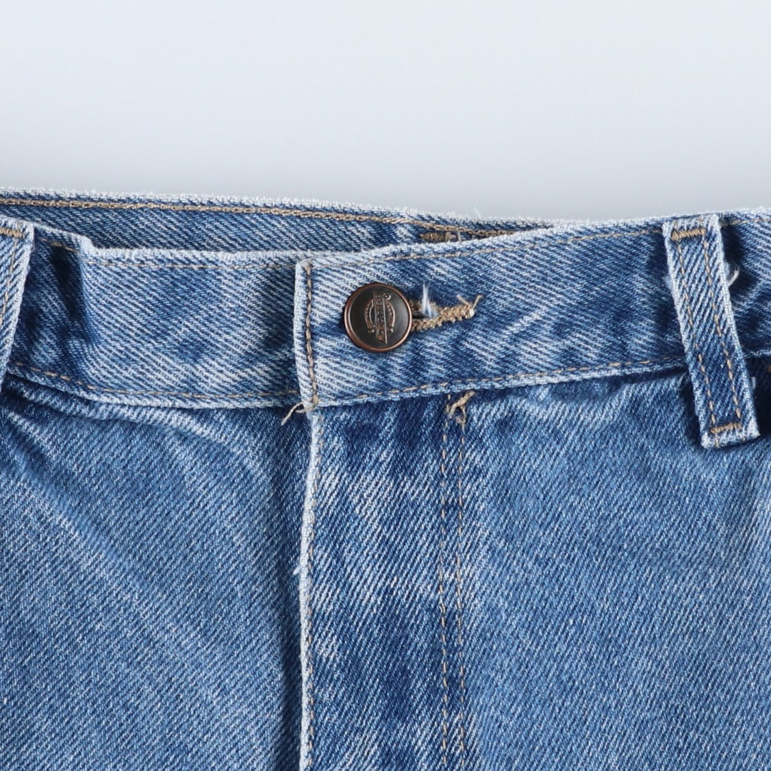 Dickies denim painter pants for men, equivalent to W33 cotton blue type Vintage Second Hand