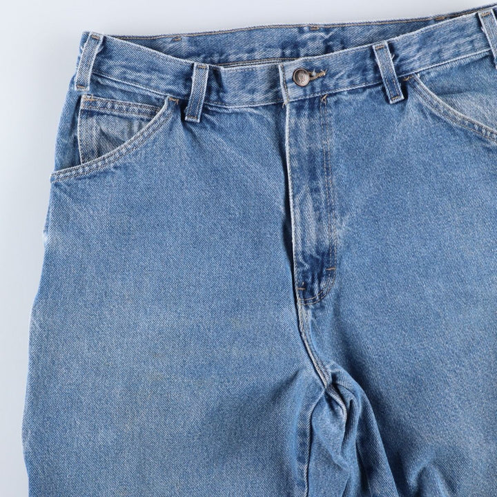 Dickies denim painter pants for men, equivalent to W33 cotton blue type Vintage Second Hand