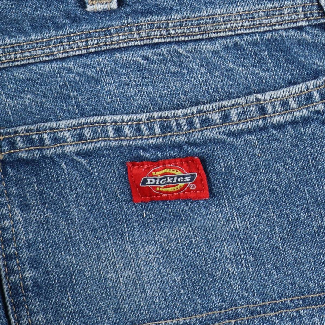 Dickies denim painter pants for men, equivalent to W32 cotton blue type Vintage Second Hand