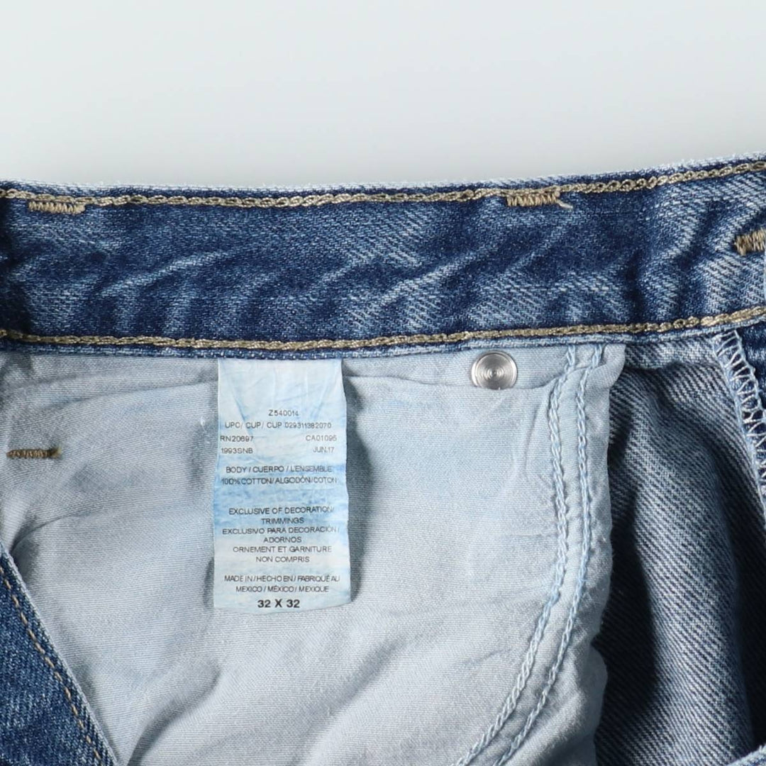 Dickies denim painter pants for men, equivalent to W32 cotton blue type Vintage Second Hand