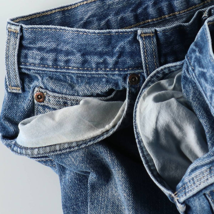Dickies denim painter pants for men, equivalent to W32 cotton blue type Vintage Second Hand