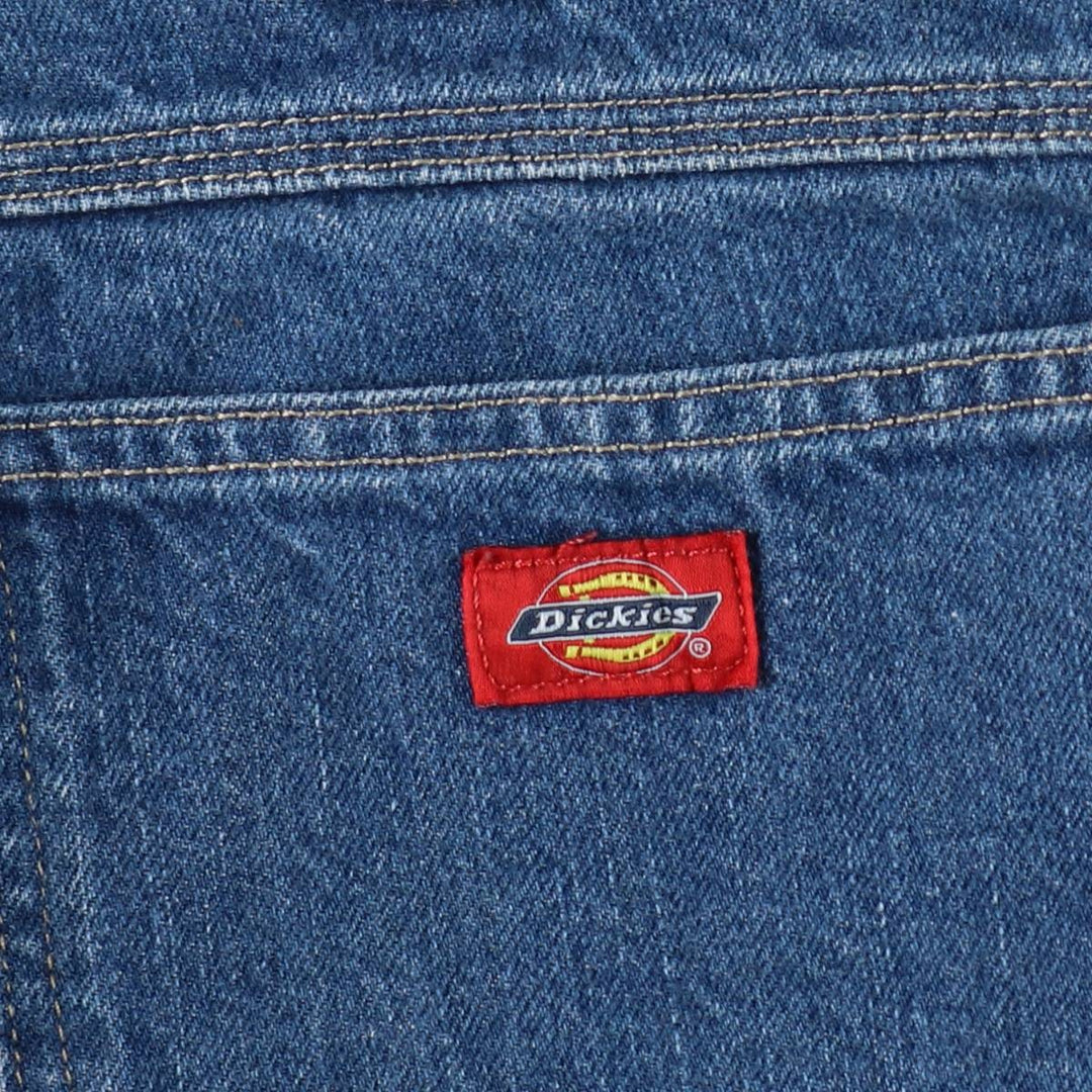 Dickies denim painter pants for men, equivalent to W35 cotton blue type Vintage Second Hand