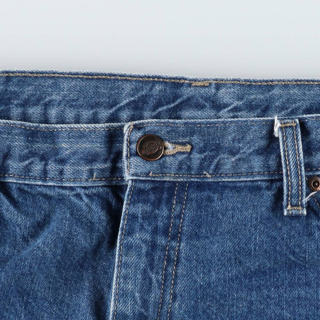 Dickies denim painter pants for men, equivalent to W35 cotton blue type Vintage Second Hand