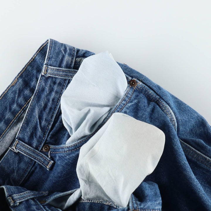 Dickies denim painter pants for men, equivalent to W35 cotton blue type Vintage Second Hand