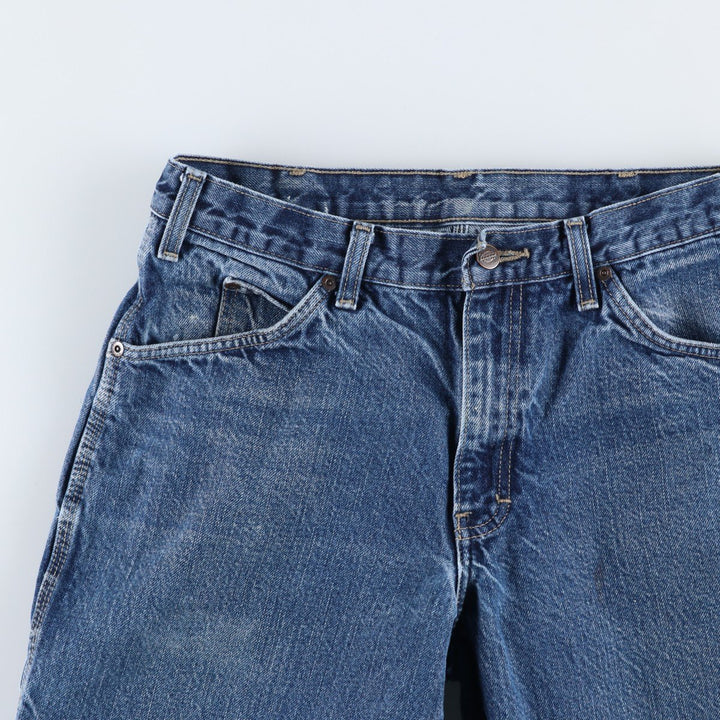 Dickies denim painter pants for men, equivalent to W32 cotton blue type Vintage Second Hand