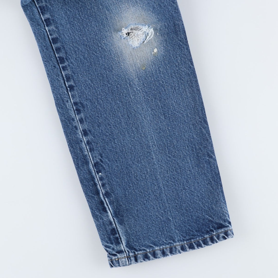 Dickies denim painter pants for men, equivalent to W32 cotton blue type Vintage Second Hand