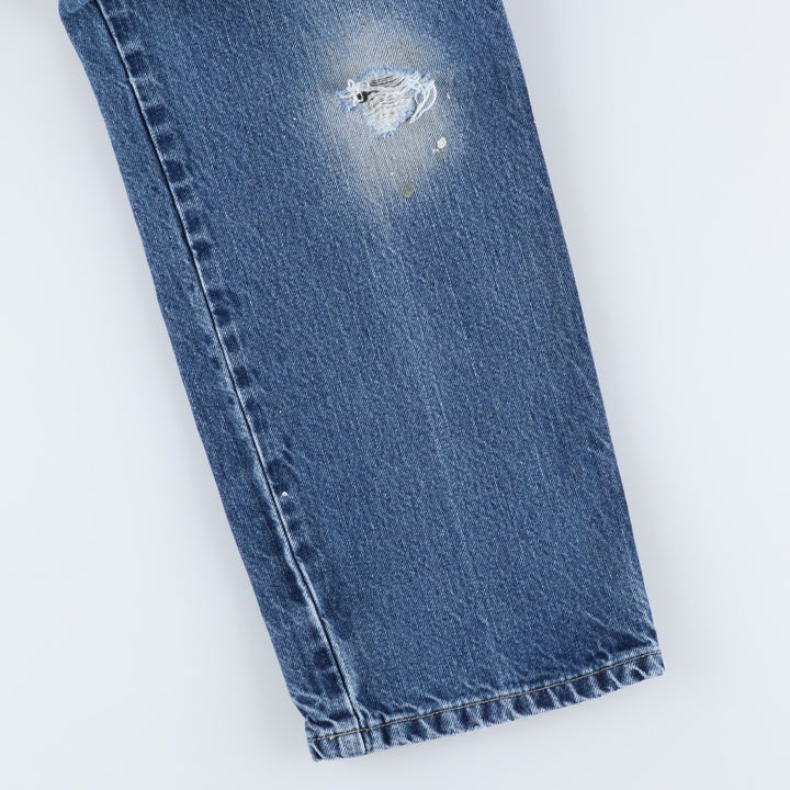 Dickies denim painter pants for men, equivalent to W32 cotton blue type Vintage Second Hand