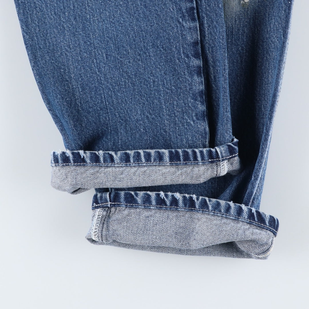 Dickies denim painter pants for men, equivalent to W32 cotton blue type Vintage Second Hand
