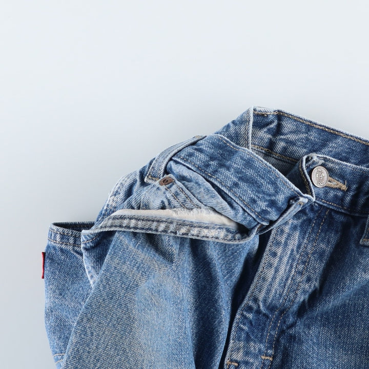 Dickies denim painter pants for men, equivalent to W32 unclear blue type Vintage Second Hand