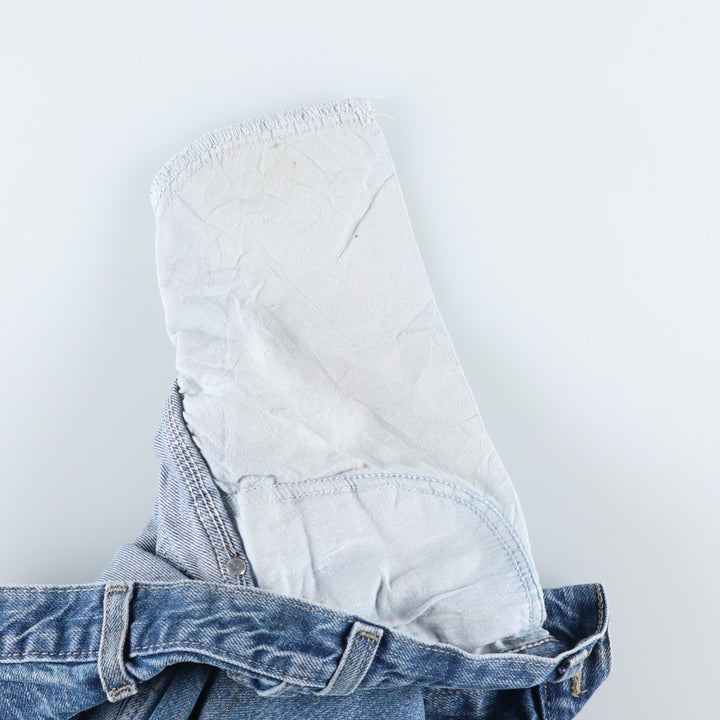 Dickies denim painter pants for men, equivalent to W32 unclear blue type Vintage Second Hand