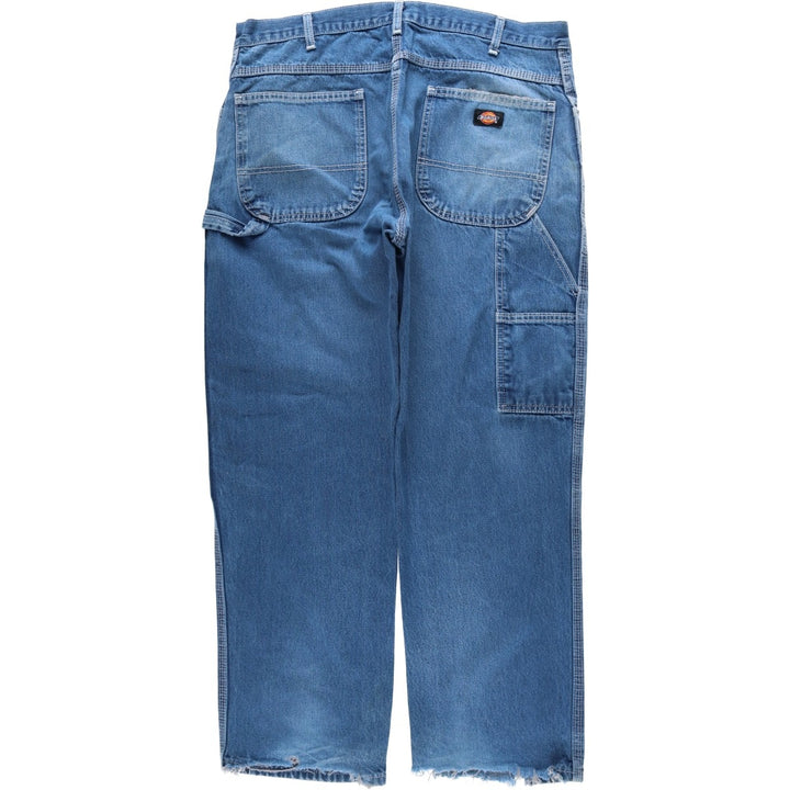 Dickies Relaxed Fit Denim Painter Pants Men's W37 cotton blue type Vintage Second Hand