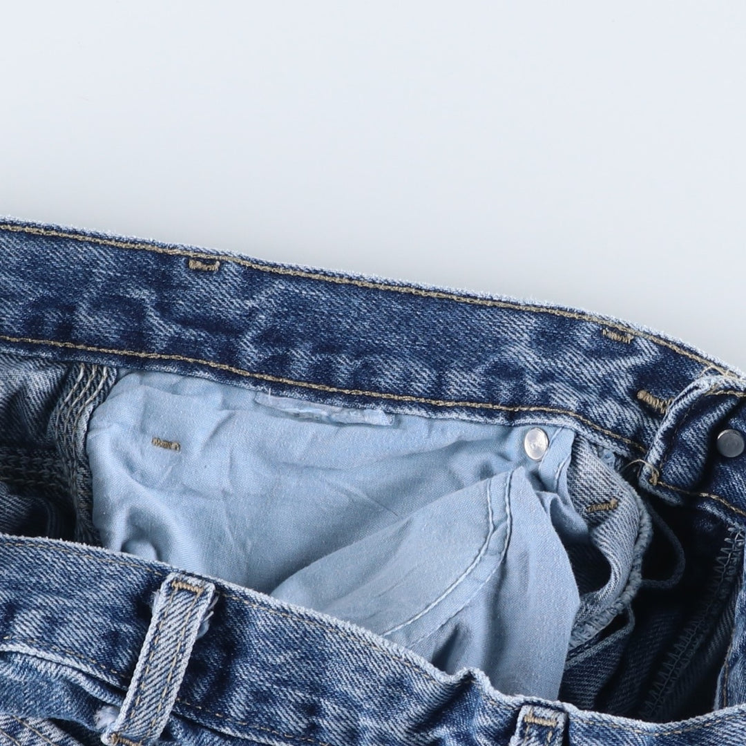 Dickies denim painter pants for men, equivalent to W32 unclear blue type Vintage Second Hand