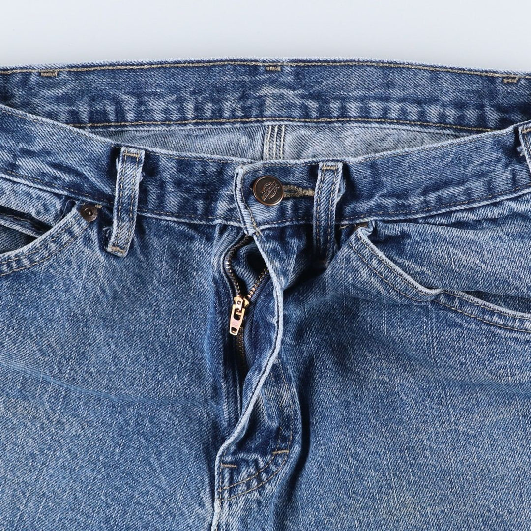 Dickies denim painter pants for men, equivalent to W32 unclear blue type Vintage Second Hand