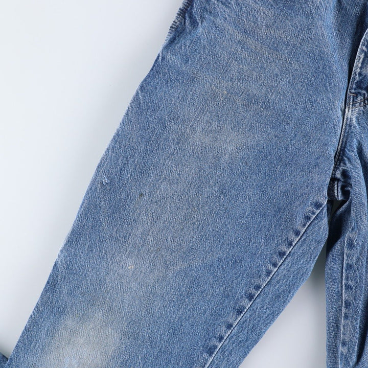 Dickies denim painter pants for men, equivalent to W32 unclear blue type Vintage Second Hand