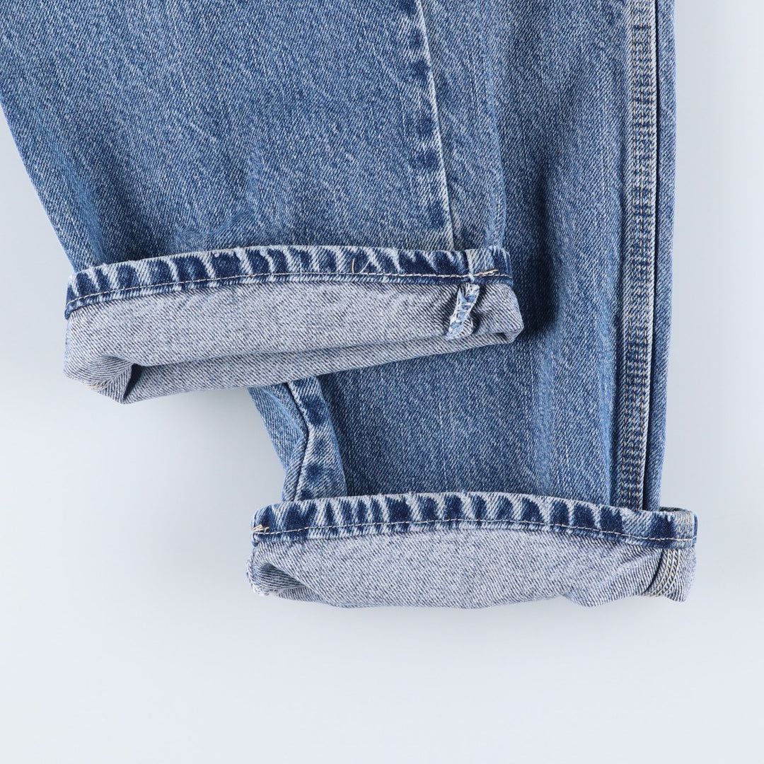 Dickies denim painter pants for men, equivalent to W32 unclear blue type Vintage Second Hand