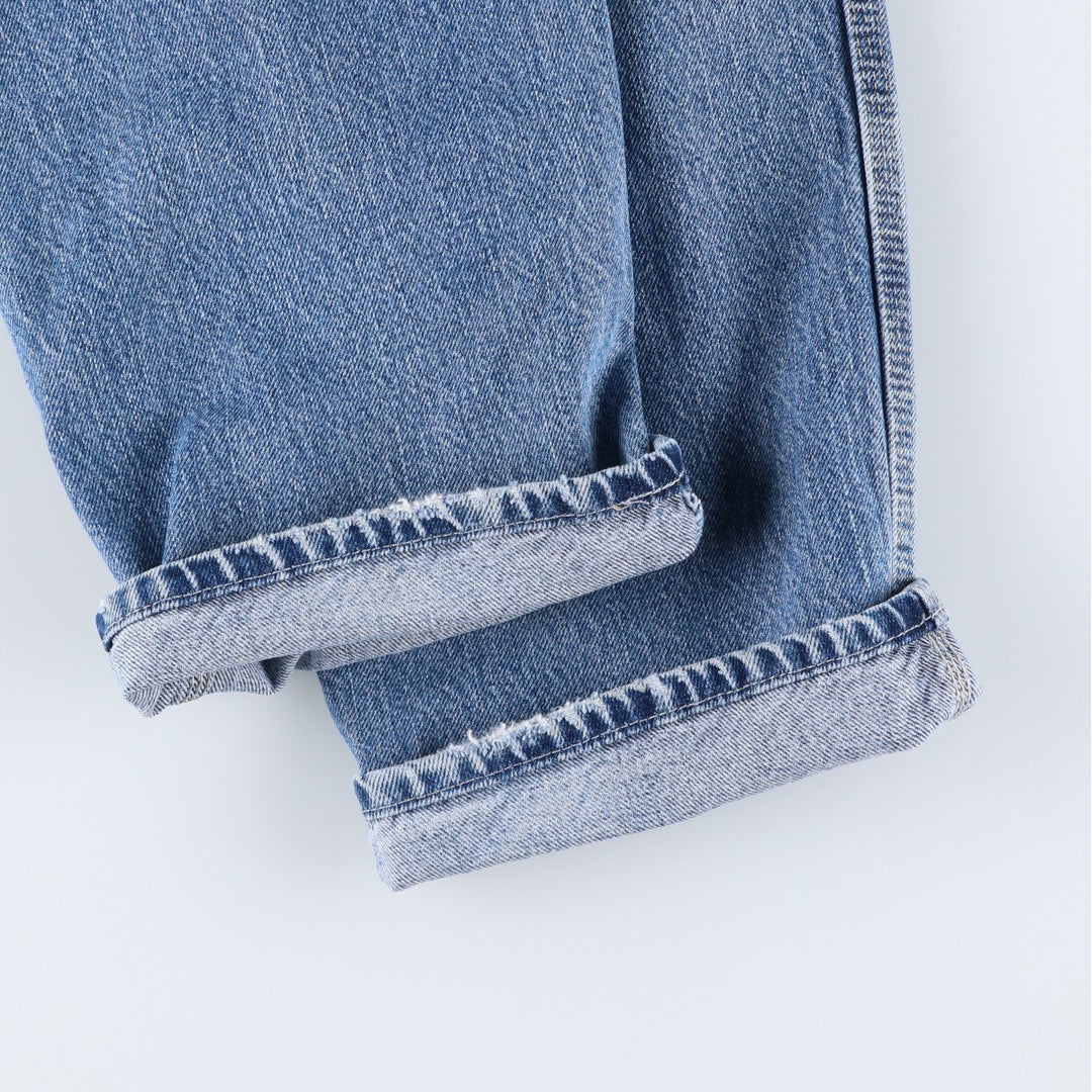 Dickies denim painter pants for men, equivalent to W32 unclear blue type Vintage Second Hand