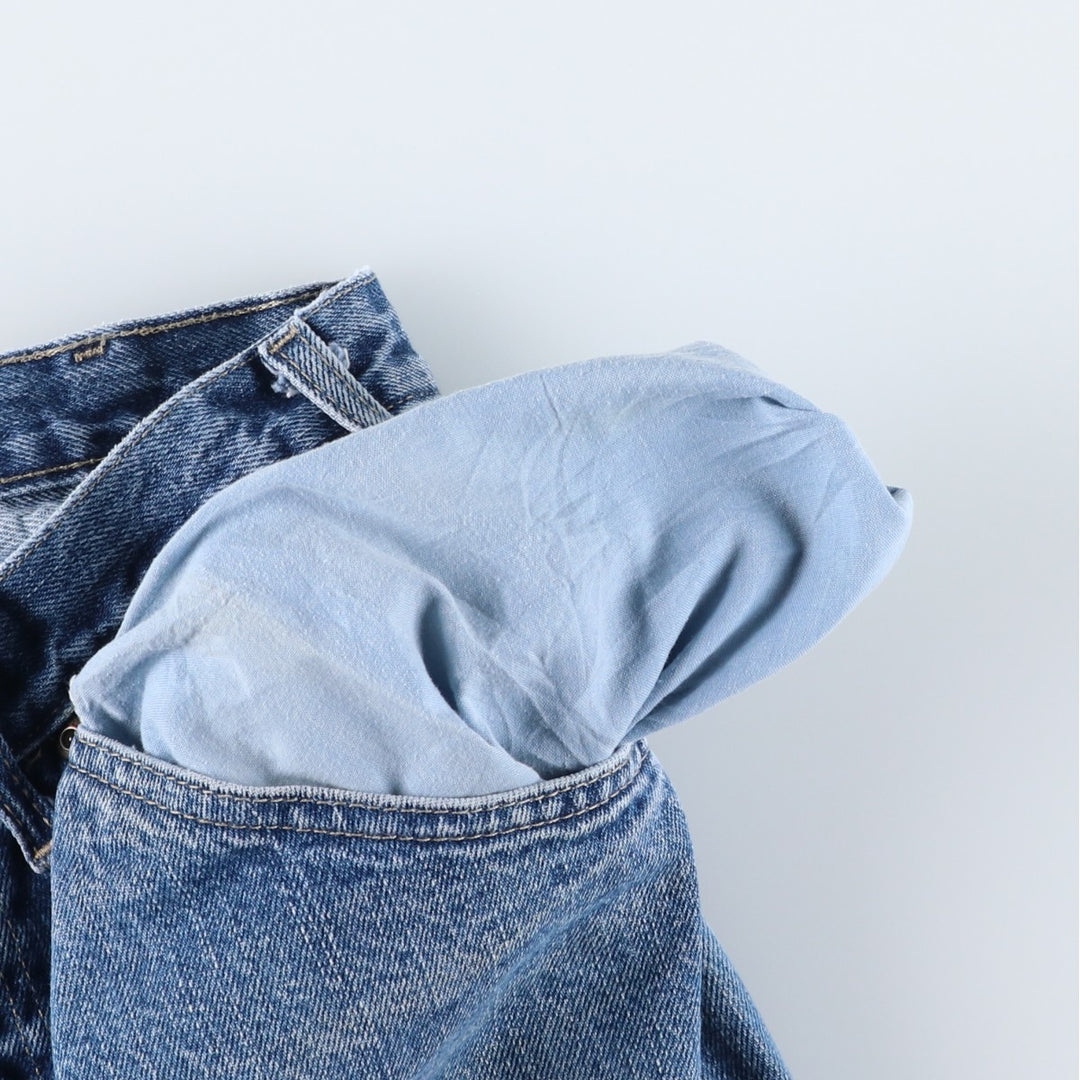 Dickies denim painter pants for men, equivalent to W32 unclear blue type Vintage Second Hand