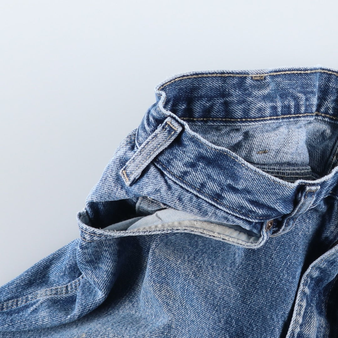 Dickies denim painter pants for men, equivalent to W32 unclear blue type Vintage Second Hand