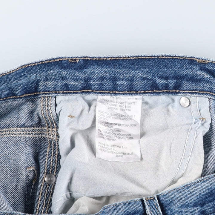 Dickies denim painter pants for men, equivalent to W37 cotton blue type Vintage Second Hand