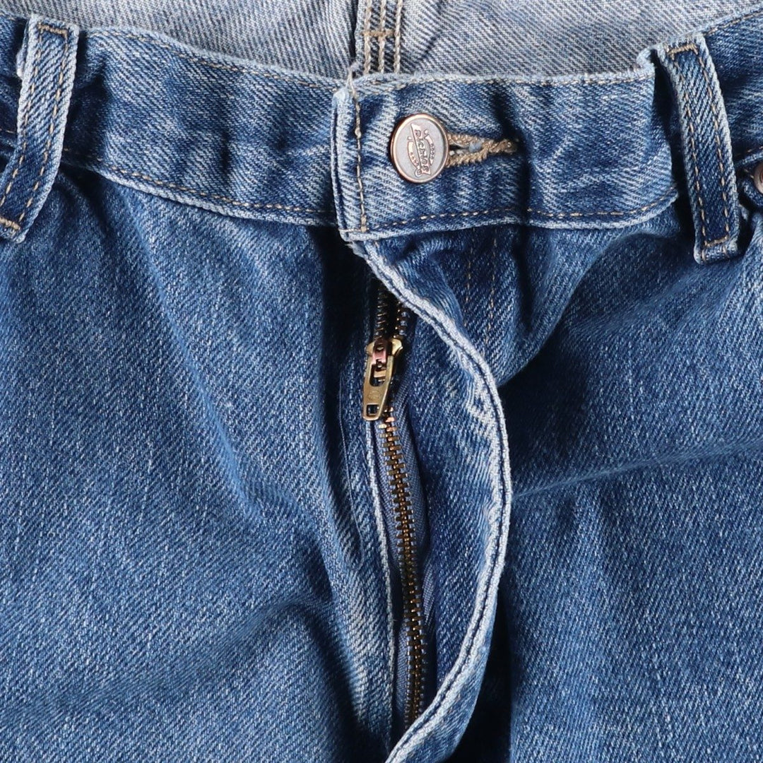 Dickies denim painter pants for men, equivalent to W37 cotton blue type Vintage Second Hand