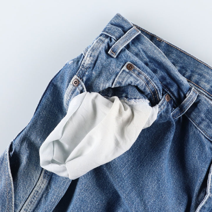 Dickies denim painter pants for men, equivalent to W37 cotton blue type Vintage Second Hand