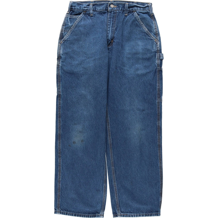 Carhartt Dungaree Fit Denim Painter Pants, Men's, W31 equivalent cotton blue type Vintage Second Hand