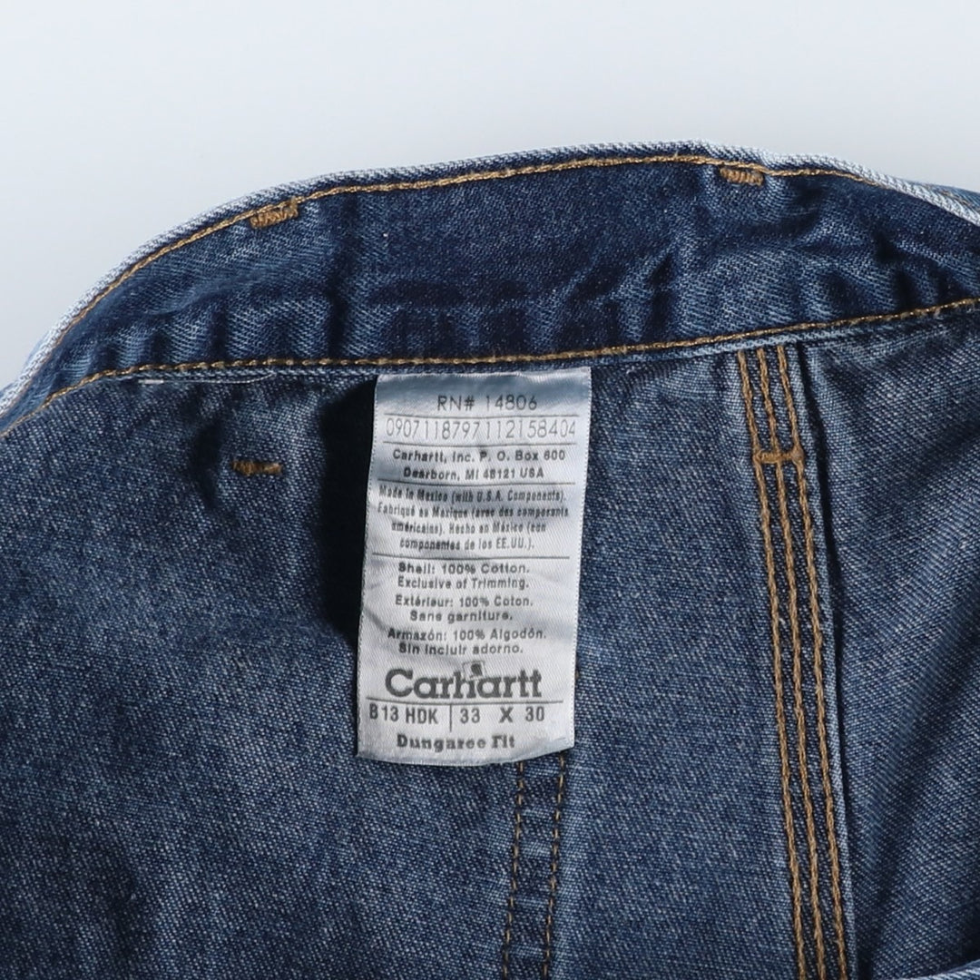 Carhartt Dungaree Fit Denim Painter Pants, Men's, W31 equivalent cotton blue type Vintage Second Hand
