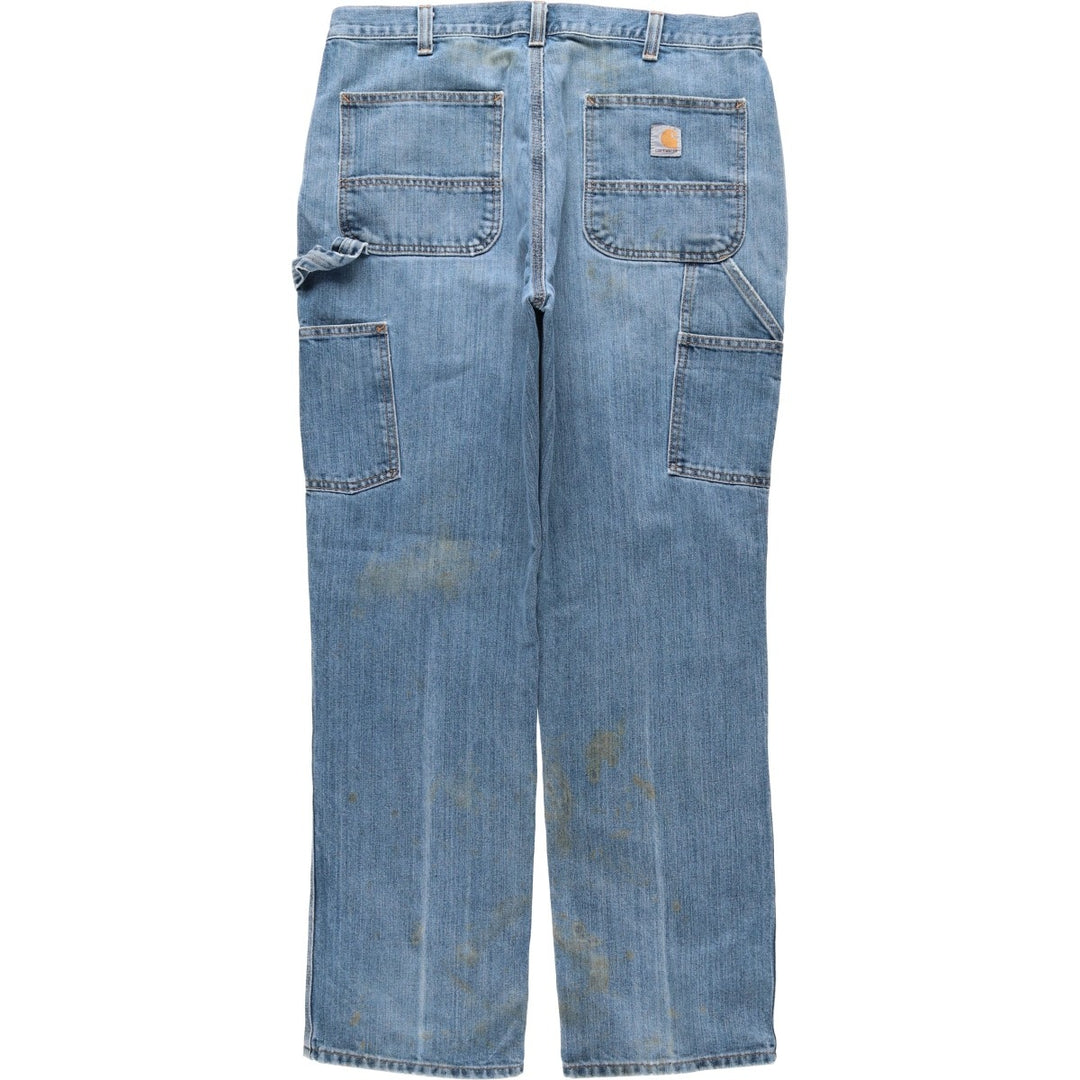 Carhartt Relaxed Fit Denim Painter Pants, Men's Size 36 unclear blue type Vintage Second Hand