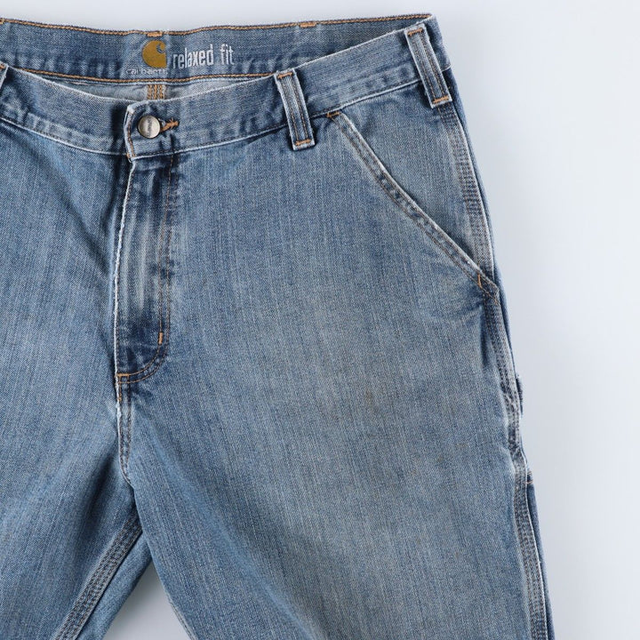 Carhartt Relaxed Fit Denim Painter Pants, Men's Size 36 unclear blue type Vintage Second Hand