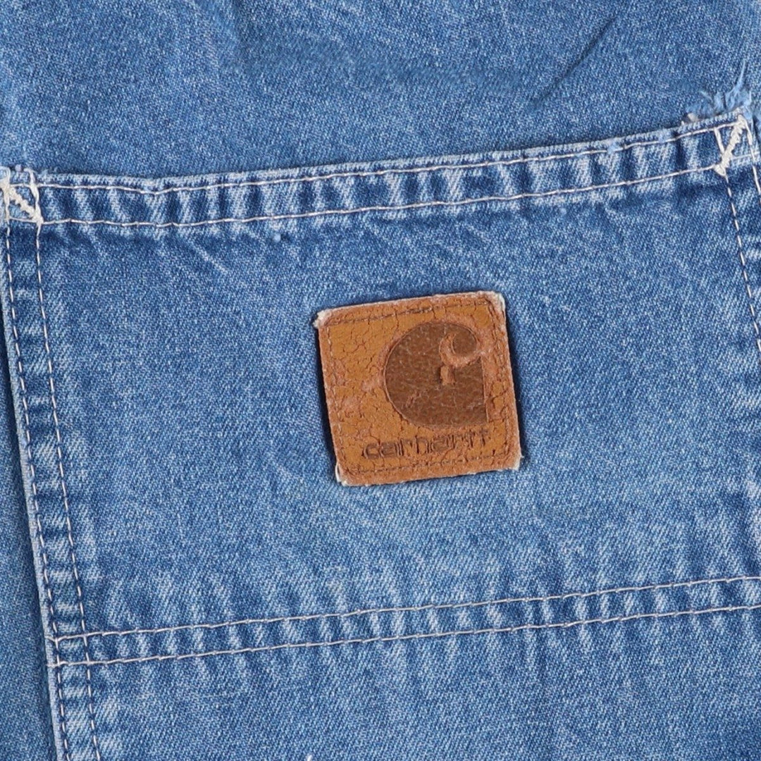 Carhartt denim painter pants, men's size W30 (approx.) cotton blue type Vintage Second Hand