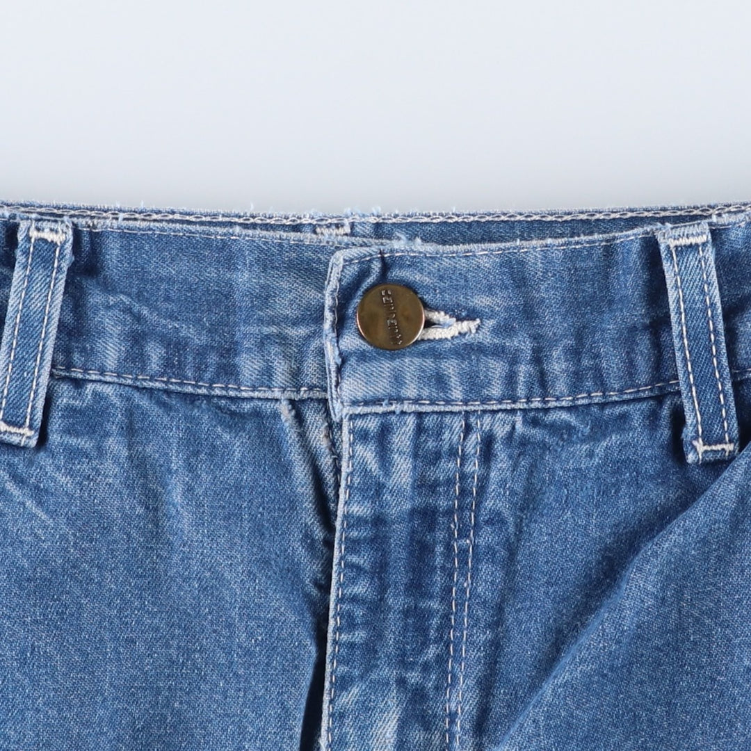 Carhartt denim painter pants, men's size W30 (approx.) cotton blue type Vintage Second Hand