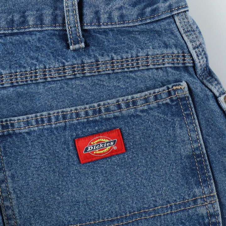 Dickies denim painter pants for men, equivalent to W37 cotton blue type Vintage Second Hand