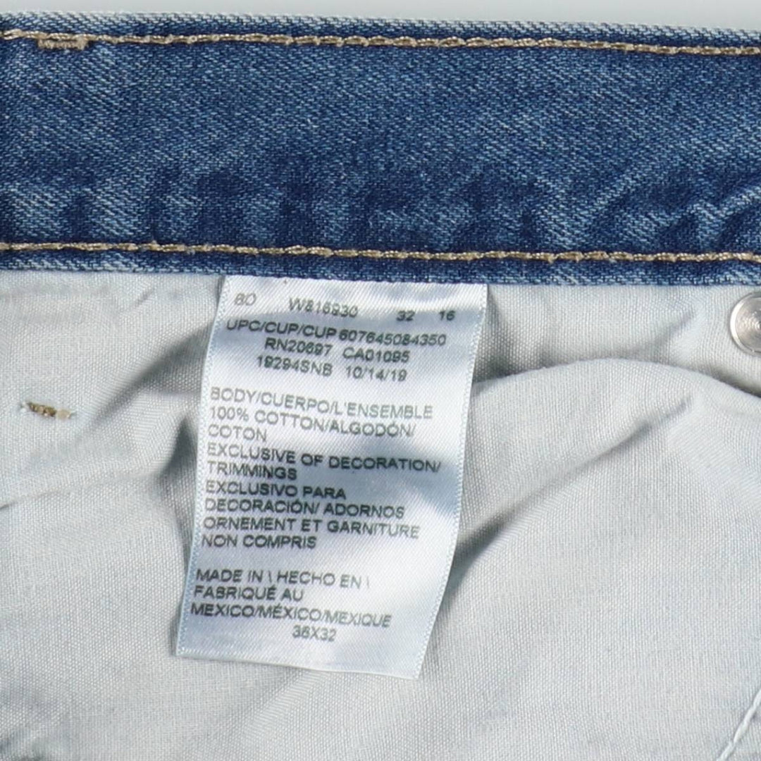 Dickies denim painter pants for men, equivalent to W37 cotton blue type Vintage Second Hand